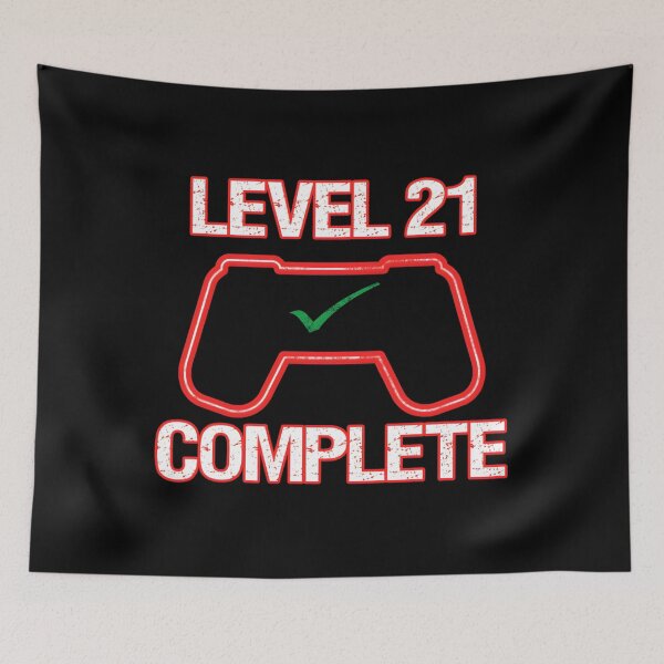 Item preview, 21st Birthday Present Level 21 Complete Computer Video Game Funny Gamer Gifts  Essential T-Sh designed and sold by pengayuhaw.