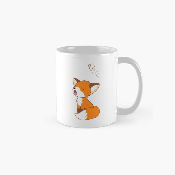 Cute Sleepy Little Fox Classic Mug