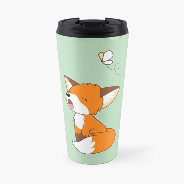 Mignon petit renard endormi Mug isotherme