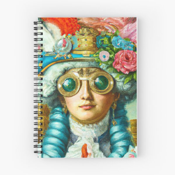 Item preview, Unusual Altered Steampunk Portrait Painting with Goggles ( Steampunk ) designed and sold by RadRococo.