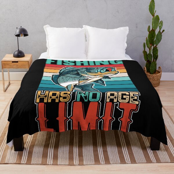 Item preview, Fishing Has No Age Limit Art Design Draw Street Art Text Phrase Quote designed and sold by BK-Fishing.
