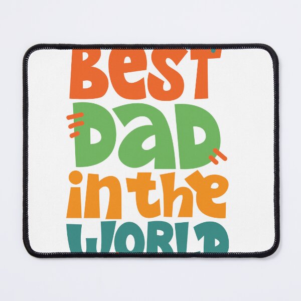 Aperçu de l'œuvre Best dad in the world créée et vendue par assiya-fashion.