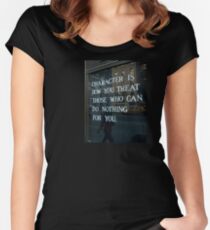 character Fitted Scoop T-Shirt