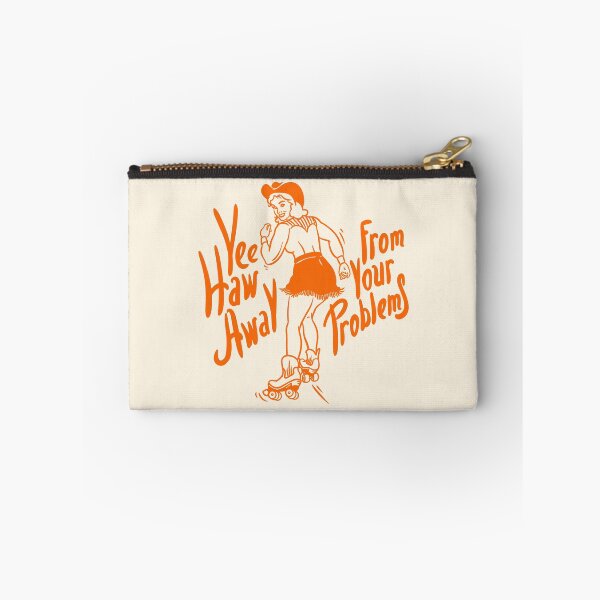 Item preview, YeeHaw Away From Your Problems | Cowgirl | Funny Adulting Yee Haw Cowboy Boot Roller Skater Boots MEME designed and sold by Any Color Designs.