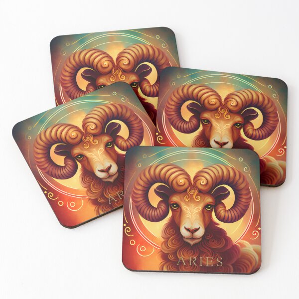 Item preview, Zodiac Sign ARIES - Fantasy Illustration of Aries  designed and sold by KOTOdesign.