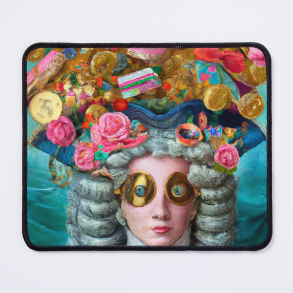Item preview, Unusual Altered Steampunk Portrait Painting with Goggles ( Steampunk ) designed and sold by RadRococo.
