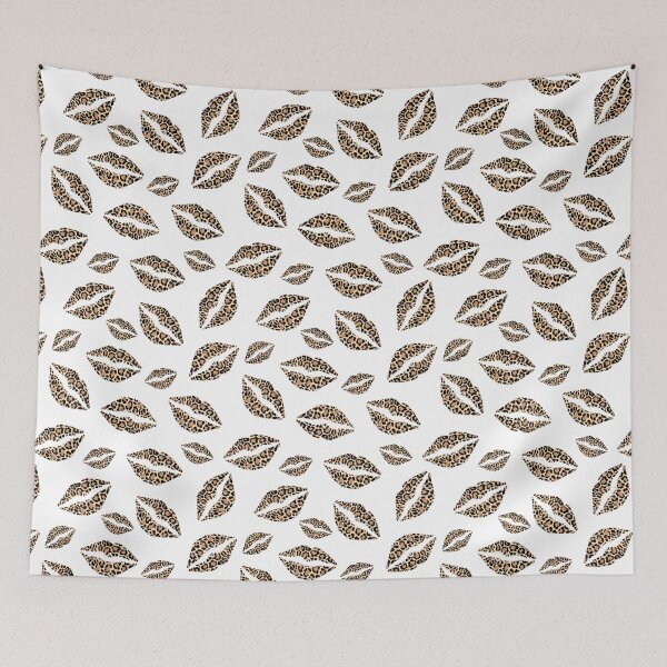 Item preview, Leopard print lips pattern  designed and sold by SJAPhoto.