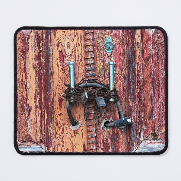 Item preview, Locked Weathered Wooden Door  designed and sold by worldways.