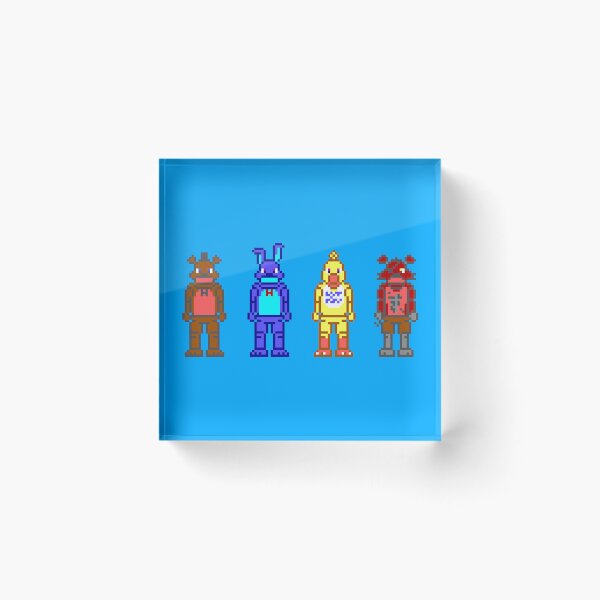 Item preview, FNAF retro animatronics designed and sold by GamerSketch.