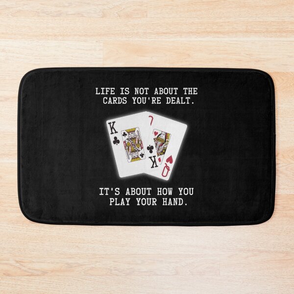 Item preview, Inspirational Saying Poker Playing Cards Quote designed and sold by CreatDifference.