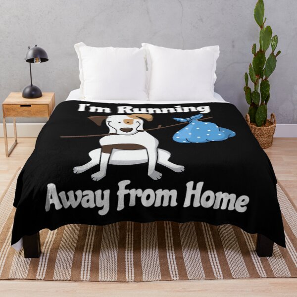 Item preview, Funny Dog I'm Running Away From Home designed and sold by vaharisanic.