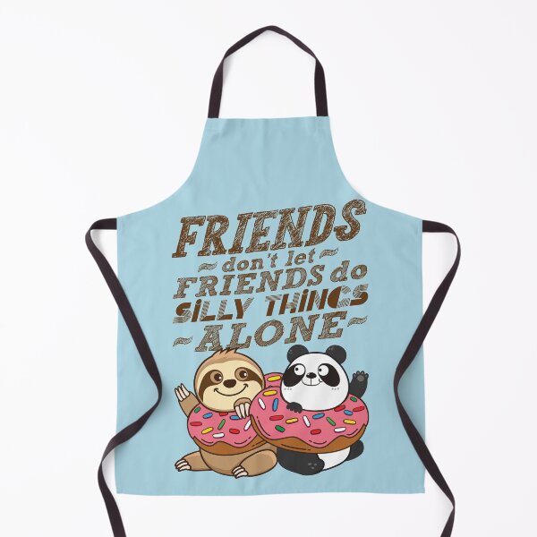 Item preview, Sloth Panda - Friends Don't Let Friends Do Silly Thing Alone designed and sold by plushism.