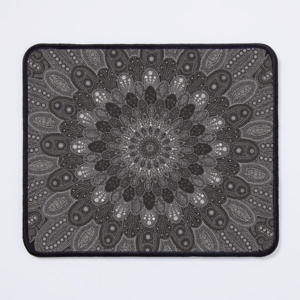 Item preview, Grey dot mandala designed and sold by DomaDoma.
