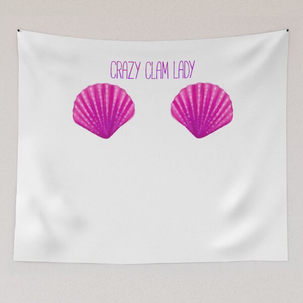 Item preview, Crazy Clam Lady Ocean Shelling Sea Shell Collector designed and sold by Tomsens.