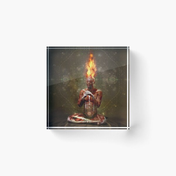 Item preview, Meditator on Fire designed and sold by Daniel Schmidt.