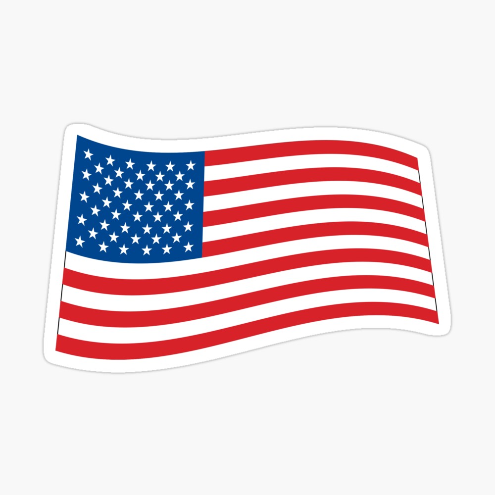 Waving Usa Flag Art Board Print By Kevin757 Redbubble