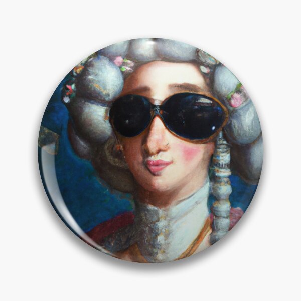 Item preview, Unusual Altered Steampunk Portrait Painting with Goggles ( Steampunk ) designed and sold by RadRococo.