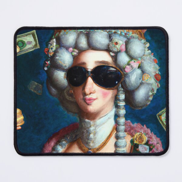 Item preview, Unusual Altered Steampunk Portrait Painting with Goggles ( Steampunk ) designed and sold by RadRococo.