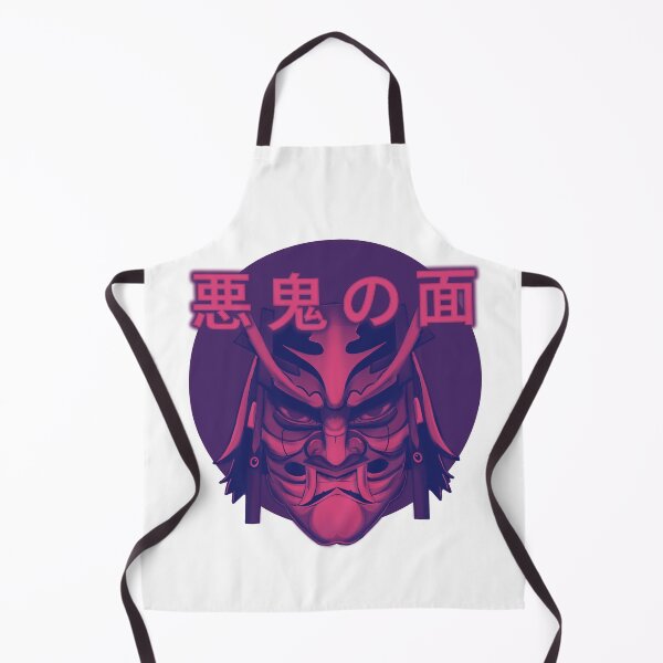 Item preview, Hannya Mask Japanese Kanji - 悪鬼の面 - Cyberpunk designed and sold by PVSKI.