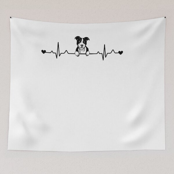 Item preview, American Staffordshire Heartbeat Puls EkG designed and sold by 1681830934131.