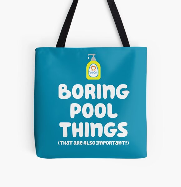 "Boring things are important!" - Chilli Heeler All Over Print Tote Bag