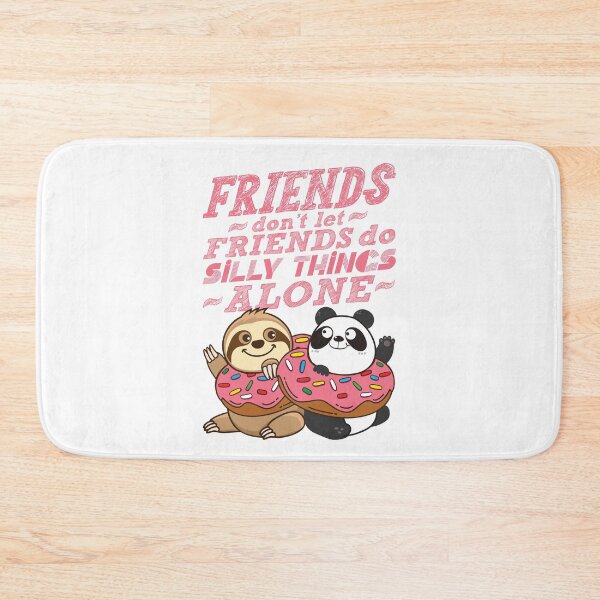 Item preview, Sloth Panda - Friends Don't Let Friends Do Silly Thing Alone designed and sold by plushism.
