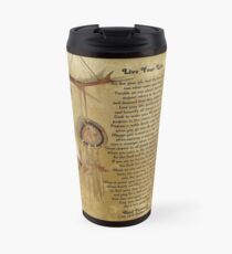 "Live Your Life" by Chief Tecumseh dream catcher Travel Mug