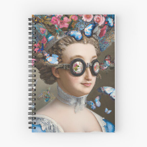 Item preview, Unusual Altered Steampunk Portrait Painting with Goggles ( Steampunk ) designed and sold by RadRococo.