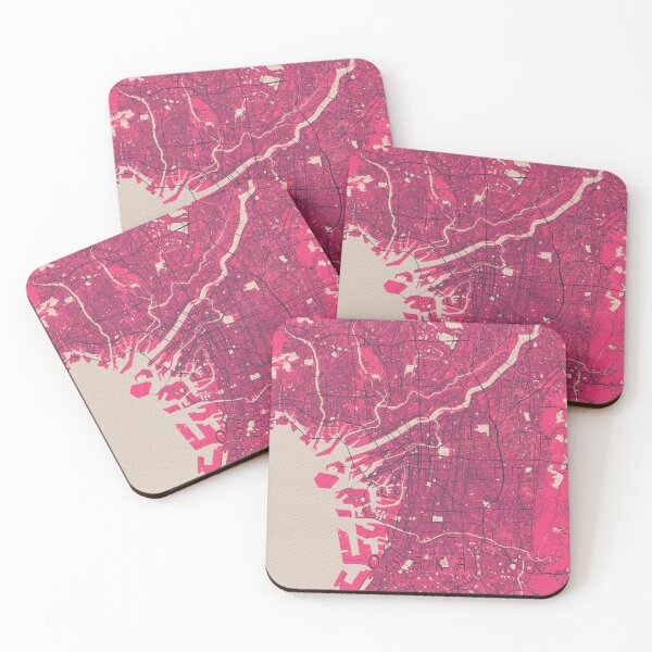 Item preview, Osaka City Map of Japan - Blossom designed and sold by deMAP.
