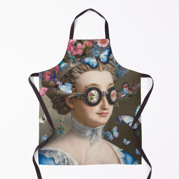 Item preview, Unusual Altered Steampunk Portrait Painting with Goggles ( Steampunk ) designed and sold by RadRococo.