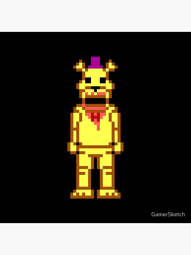 FNAF Golden Freddy Fredbear It's Me Greeting Card for Sale by Bitw1se