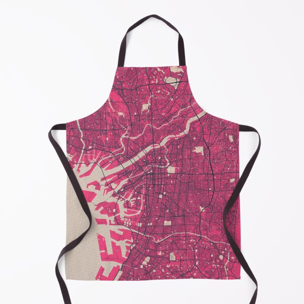 Item preview, Osaka City Map of Japan - Blossom designed and sold by deMAP.