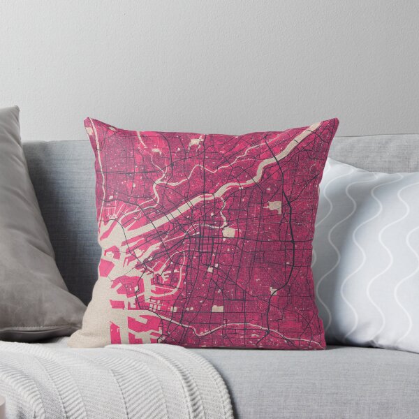 Item preview, Osaka City Map of Japan - Blossom designed and sold by deMAP.