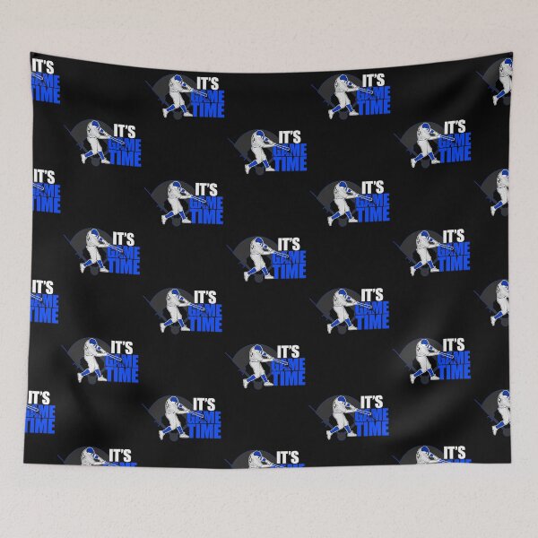 Item preview, It's Game Time - Baseball (Blue) Pattern 2 designed and sold by Adamzworld.