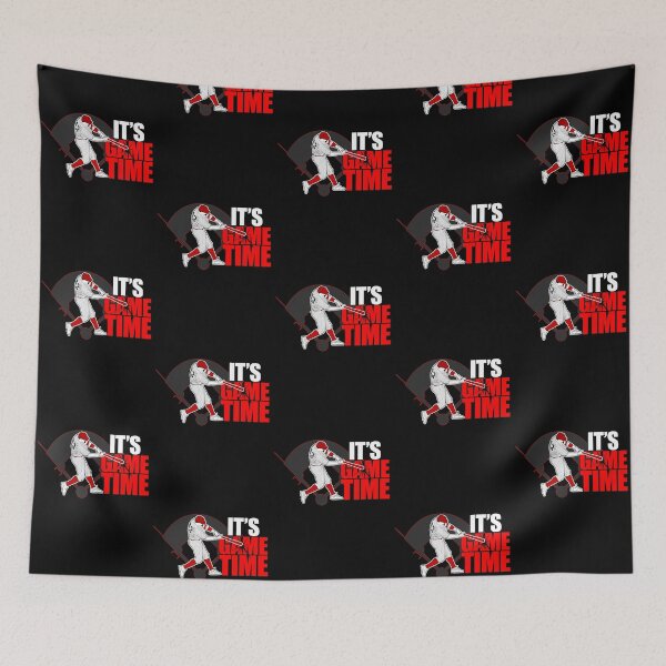 Item preview, It's Game Time - Baseball (Red) Pattern 2 designed and sold by Adamzworld.