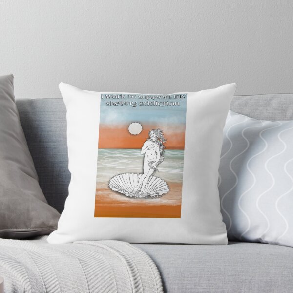Item preview, I Work To Support My Shelling Addiction Sea Shell Collector designed and sold by Tomsens.