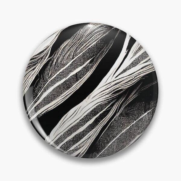 Aperçu de l'œuvre Motif d'herbe noir-blanc texturé créée et vendue par AppleElf.