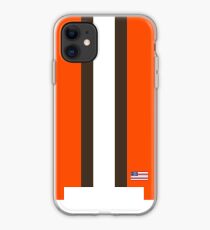 Cleveland Helmet Stripe iPhone Case