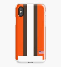 Cleveland Helmet Stripe iPhone Case/Skin