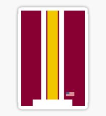Washington Helmet Stripe Sticker