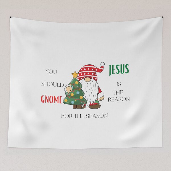 Item preview, Gnome Jesus is the reason designed and sold by TruLuv.
