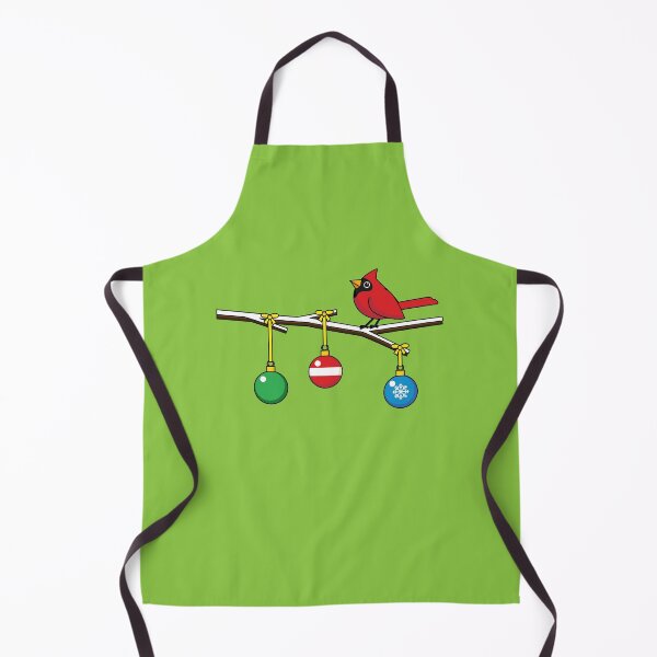 Item preview, Red Cardinal on Christmas Bare Branch designed and sold by BirdAtWork.