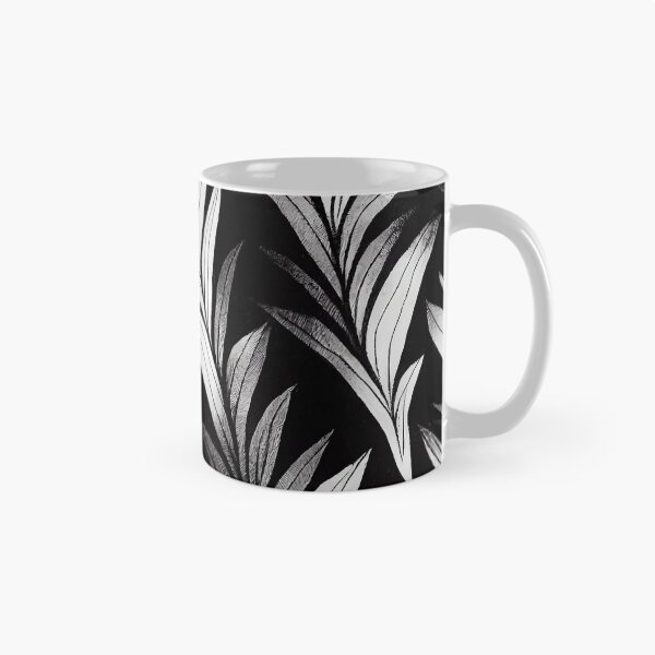 Item preview, Patrón minimalista de hierba en blanco y negro designed and sold by AppleElf.