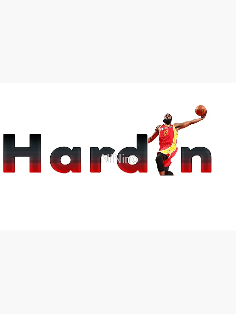 James Harden Red Poster For Sale By NiNino Redbubble