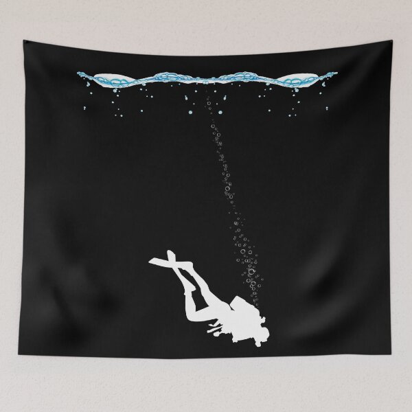 Item preview, Scuba Diver Under Water designed and sold by divesimplydive.