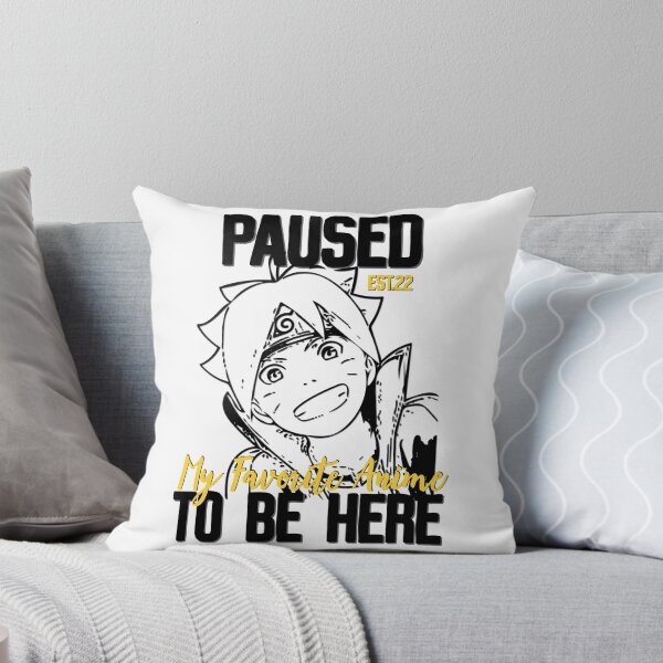 Item preview, PAUSED MY FAVORITE ANIME TO BE HERE designed and sold by GAADesignz.