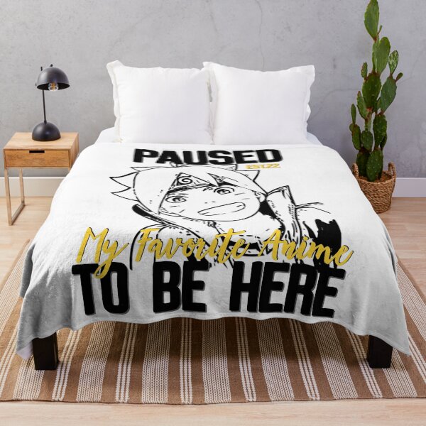 Item preview, PAUSED MY FAVORITE ANIME TO BE HERE designed and sold by GAADesignz.