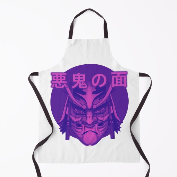 Item preview, Hannya Mask Japanese Kanji - 悪鬼の面 - Cyberpunk designed and sold by PVSKI.