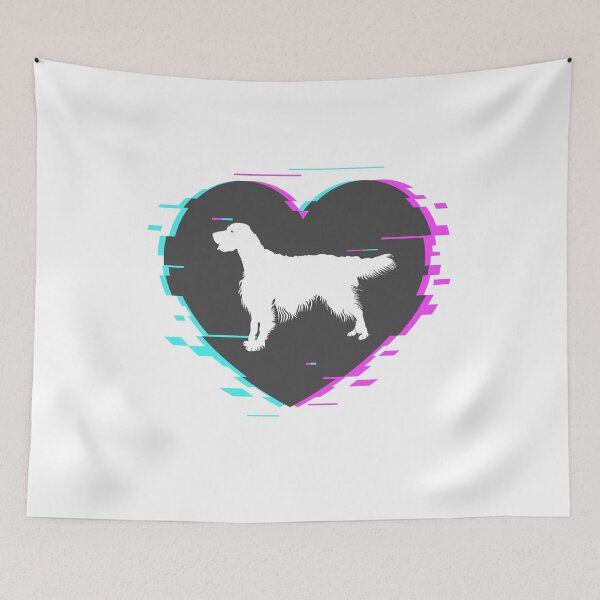 Item preview, English Setter In The Heart With Retro Look designed and sold by 1681830934131.