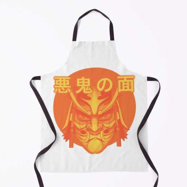 Item preview, Hannya Mask Japanese Kanji - 悪鬼の面 - Cyberpunk designed and sold by PVSKI.